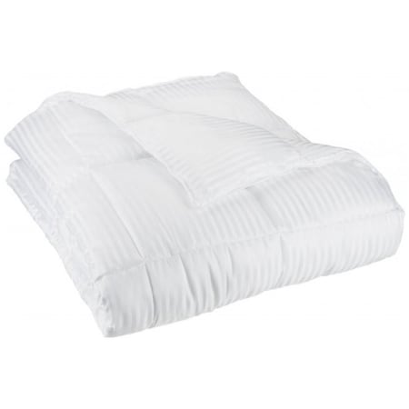 Grand Down All Season Stripes White Down Alternative Comforter Full/Queen COMFORTER F/Q ST-WH (1cm)